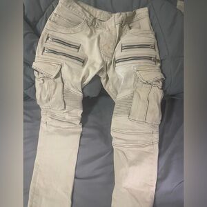 Balmain Biker Cargo Jeans